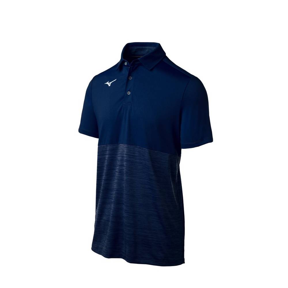 Mizuno Men's Alpha Polo Navy (530052-VPM)